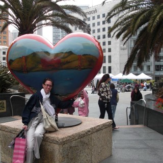 San Francisco. - Westküste, Herz, Union Square Park, San Francisco, Personen - LUTZER Sandra - (Chinatown, San Francisco, California, Vereinigte Staaten)