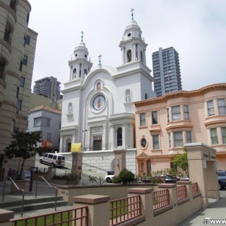 San Francisco. - Westküste, Kirche, Nuestra Senora de Guadalupe, San Francisco - (Chinatown, San Francisco, California, Vereinigte Staaten)