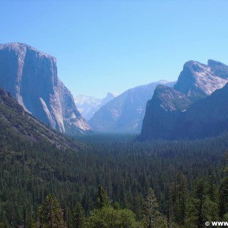 Yosemite National Park. - Yosemite Nationalpark, Aussichtspunkt, Tunnel View - (Foresta, Yosemite National Park, California, Vereinigte Staaten)