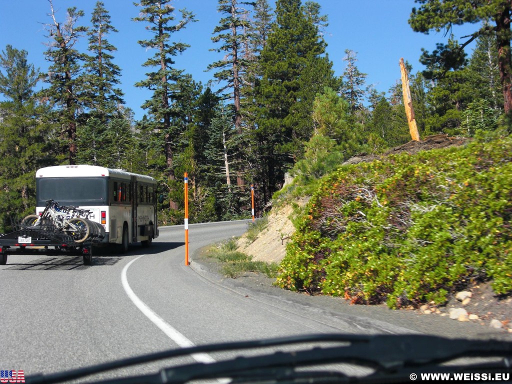 Mammoth Lakes. - Mammoth Lakes, Autobus, Bus - (Mammoth Lakes, California, Vereinigte Staaten)