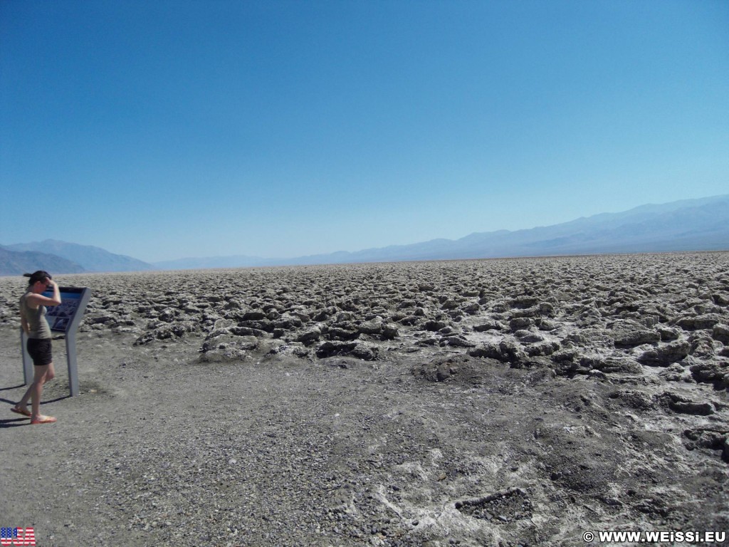 Death Valley National Park. - Death-Valley-Nationalpark, Devils Golf Course - (Badwater, Death Valley, California, Vereinigte Staaten)