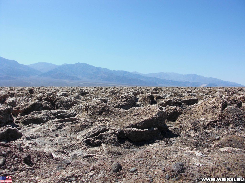 Death Valley National Park. - Death-Valley-Nationalpark, Devils Golf Course - (Badwater, Death Valley, California, Vereinigte Staaten)