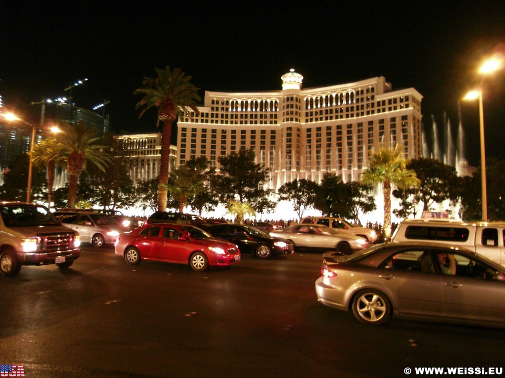 Las Vegas. - Gebäude, Hotel, Las Vegas, Fassadenbeleuchtung, Hotel Bellagio - (Bracken, Las Vegas, Nevada, Vereinigte Staaten)