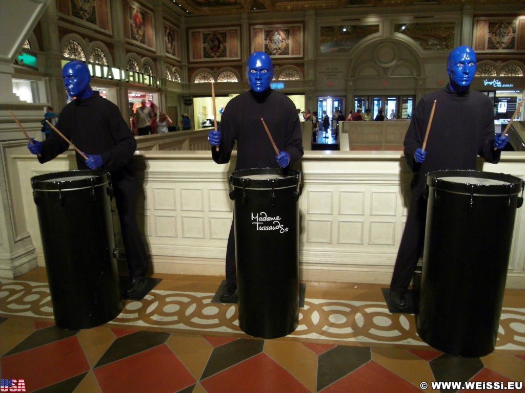 Las Vegas. - Personen, Las Vegas, Venetian Resort Hotel, Blue Man Group - (Bracken, Las Vegas, Nevada, Vereinigte Staaten)