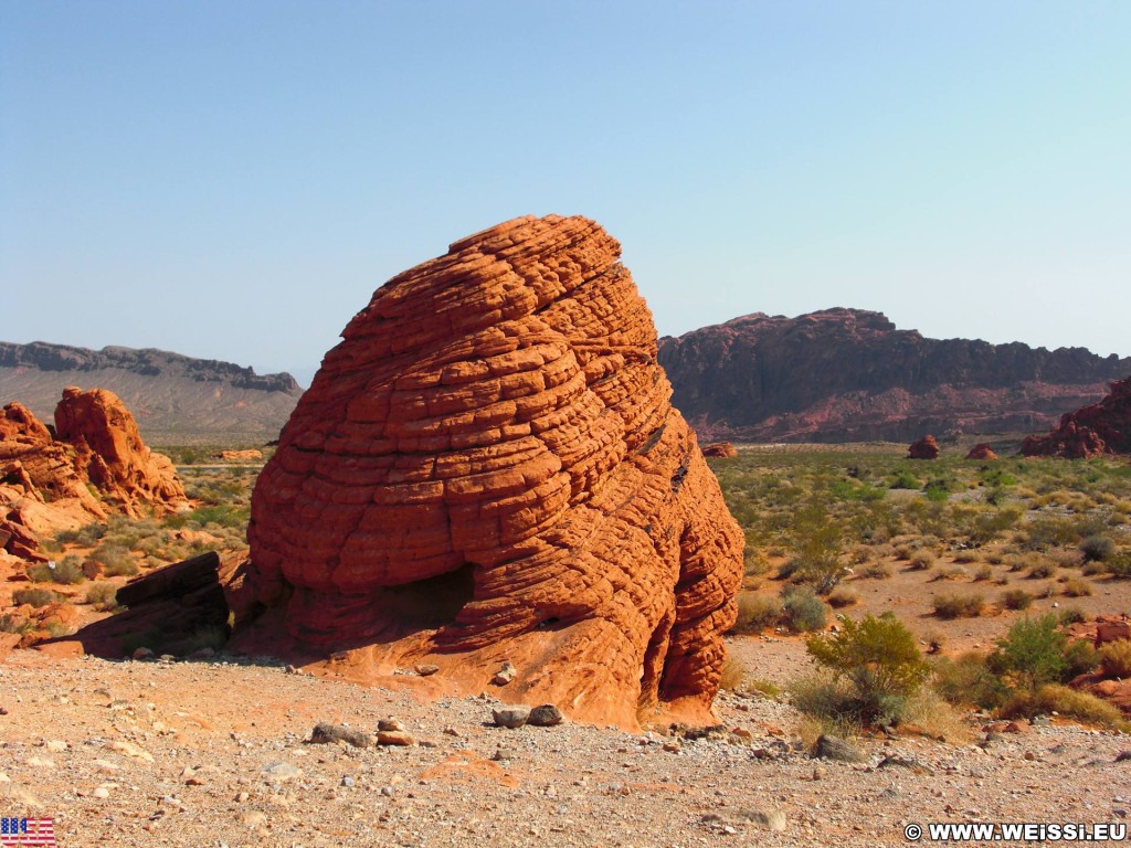 Valley of Fire State Park. Beehives - Valley of Fire State Park. - Felsen, Felsformation, Valley of Fire State Park, Sandstein, Sandsteinformationen, Erosion, Beehives - (Valley of Fire State Park, Mesquite, Nevada, Vereinigte Staaten)