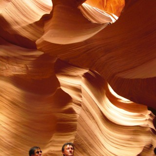 Lower Antelope Canyon. - Sandstein, Canyon, Schlucht, Antelope Canyon, Lower Antelope Canyon, Slot Canyon - (Page, Arizona, Vereinigte Staaten)