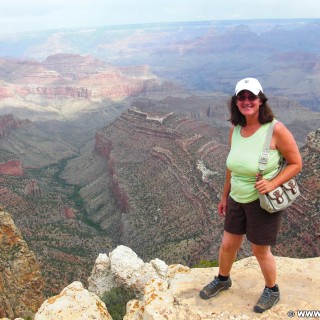 Grand Canyon National Park. - Personen, East Rim, Grand Canyon, National Park, East Rim Drive - WEISSINGER Edeltraud - (Tusayan, Grand Canyon, Arizona, Vereinigte Staaten)