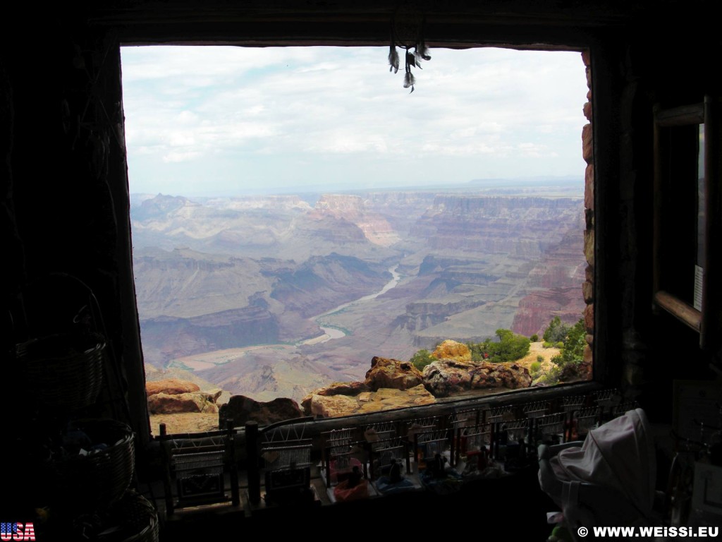 Grand Canyon National Park. Desert View - Grand Canyon National Park. - Aussichtspunkt, East Rim, Grand Canyon, National Park, East Rim Drive, Desert View - (Vista Encantada, Grand Canyon, Arizona, Vereinigte Staaten)