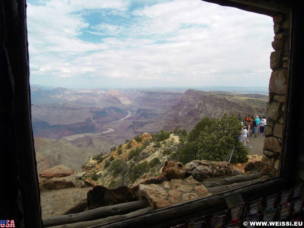 Grand Canyon National Park. Desert View - Grand Canyon National Park. - Aussichtspunkt, East Rim, Grand Canyon, National Park, East Rim Drive, Desert View - (Vista Encantada, Grand Canyon, Arizona, Vereinigte Staaten)