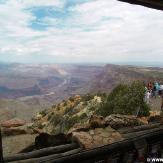 Grand Canyon National Park. Desert View - Grand Canyon National Park. - Aussichtspunkt, East Rim, Grand Canyon, National Park, East Rim Drive, Desert View - (Vista Encantada, Grand Canyon, Arizona, Vereinigte Staaten)