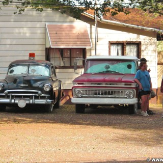 Historic Route 66. - Auto, Route 66, Seligman - (Seligman, Arizona, Vereinigte Staaten)