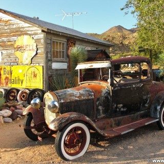 Historic Route 66. - Auto, Route 66, Hackberry - (Hackberry, Kingman, Arizona, Vereinigte Staaten)