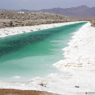 National Chloride Salt Ponds. - Amboy, Salt Ponds, National Chloride Salt Ponds, Saline - (Saltus, Amboy, California, Vereinigte Staaten)