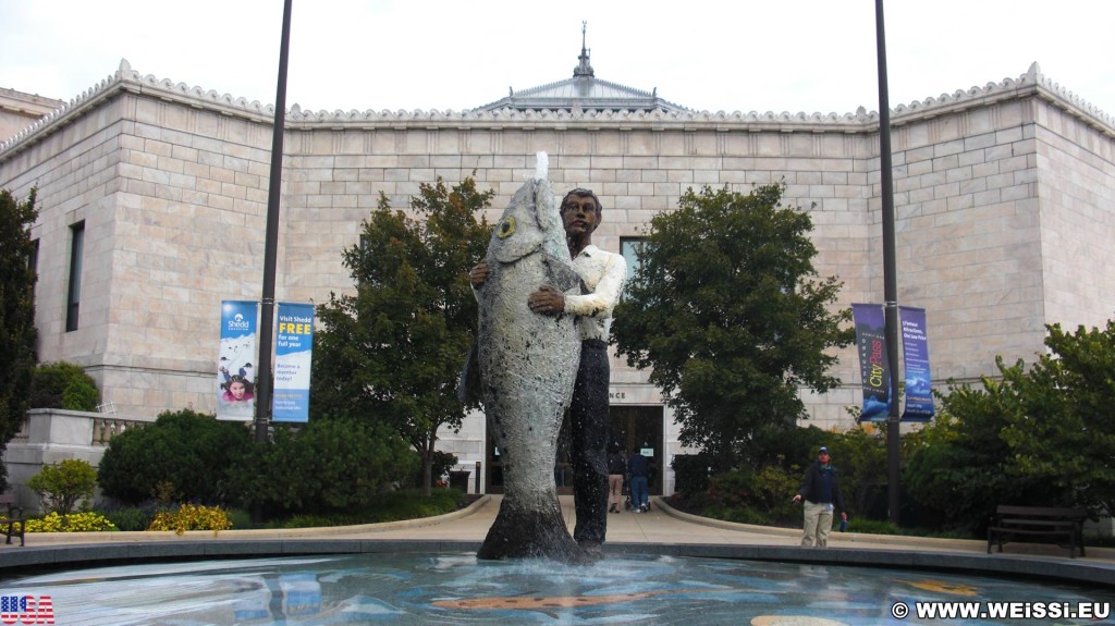 Shedd Aquarium. - Gebäude, Central Station, Shedd Aquarium - (Central Station, Chicago, Illinois, Vereinigte Staaten)