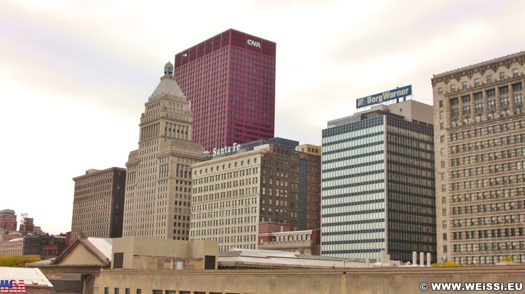 vom Millennium Park. - Gebäude, Skyline, Fort Dearborn Addition - (Fort Dearborn Addition, Chicago, Illinois, Vereinigte Staaten)