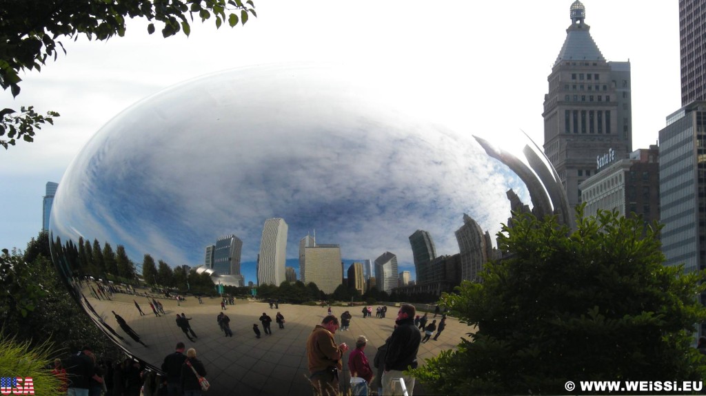 Cloud Gate. im Millenium Park. - Fort Dearborn Addition, Cloud Gate, The Bean - (Fort Dearborn Addition, Chicago, Illinois, Vereinigte Staaten)