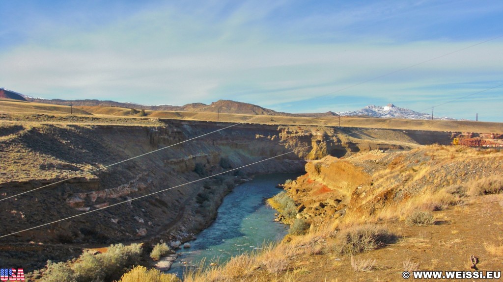 Shoshone River. Shoshone River - Cody. - Landschaft, Fluss, Wasser, Shoshone River - (Cody, Wyoming, Vereinigte Staaten)