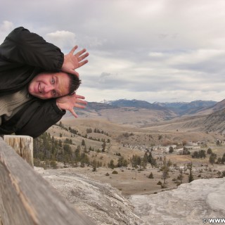 Overlook, Mammoth Hot Springs - Yellowstone-Nationalpark. Ausblick auf Mammoth Hot Springs vom  Overlook auf der Upper Terrace.. - Landschaft, Mammoth Hot Springs, Sinter-Terrassen, Upper Terraces - WEISSINGER Andreas - (Mammoth, Yellowstone National Park, Wyoming, Vereinigte Staaten)