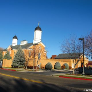 Vernal - Dinoland. Vernal Temple, 51-ste Kirche Jesu Christi der Heiligen der Letzten Tage. - Gebäude, Kirche - (Vernal, Utah, Vereinigte Staaten)