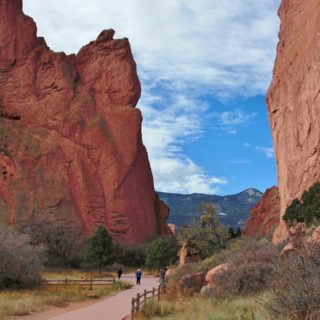 Garden of the Gods - Central Garden Trail. Am Central Garden Trail finden sich viele schöne Motive.. - Sehenswürdigkeit, Sandstein, Sandsteinformationen, Park, Ausflugsziel, Garten der Götter, Naturpark, sehenswert, Central Garden Trail - (Glen Eyrie, Colorado Springs, Colorado, Vereinigte Staaten)