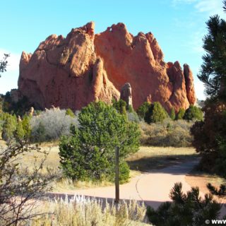 Garden of the Gods - Central Garden Trail. Am Central Garden Trail finden sich viele schöne Motive.. - Sehenswürdigkeit, Sandstein, Sandsteinformationen, Park, Ausflugsziel, Garten der Götter, Naturpark, sehenswert, Central Garden Trail - (Glen Eyrie, Colorado Springs, Colorado, Vereinigte Staaten)