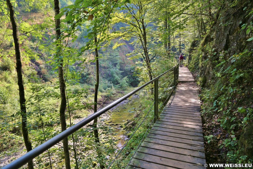 Ötschergräben - Lassingschlucht. Auf gut gepflegten Brücken, Steigen, Wegen und Stiegen wandert man über tosende Wasserfälle und Bäche.. - Ötschergräben, Lassingschlucht - (Wienerbruck, Langseitenrotte, Niederösterreich, Österreich)