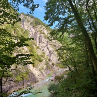 Ötschergräben - Der Grand Canyon Niederösterreichs. Bergauf der zauberhaften Landschaft und dem Ötscherbach folgend, vorbei an zahlreichen Kaskaden und Felsgebilden, erreicht man nach ca. 1,5 Stunden (4,8km) die Jausenstation Ötscherhias.. - Wasser, Bach, Ötschergräben, Vordere Ötschergräben, Ötscherbach - (Hagen, Mitterbach-Seerotte, Niederösterreich, Österreich)