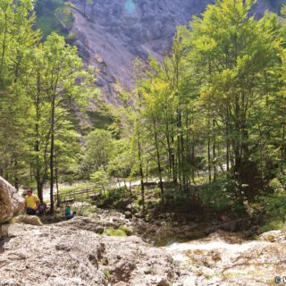 Ötschergräben - Der Grand Canyon Niederösterreichs. Der Mirafall ist ein eindrucksvoller Wasserfall inmitten den Ötschergräben. Im wasserreichen Frühjahr bietet sich hier ein spektakuläres Bild, wenn die Wassermassen über den Fels hinunterschießen.. - Wasserfall, Wasser, Ötschergräben, Hintere Ötschergräben, Mirafall - (Hagen, Mitterbach-Seerotte, Niederösterreich, Österreich)